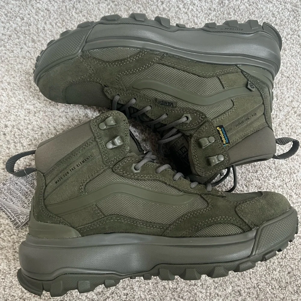 NEW Vans Crestline Hydroguard Waterproof Green Boot